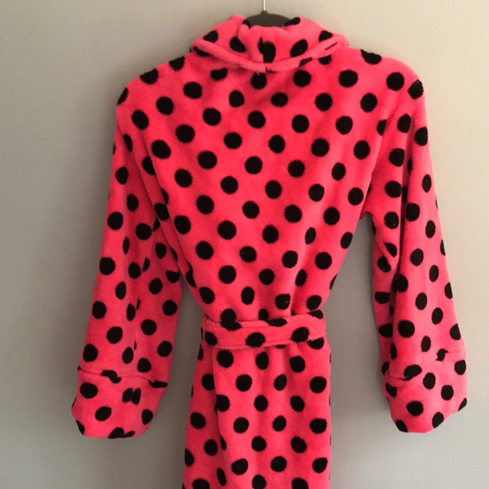 PINK polka dot bathrobe - Picture 5 of 5